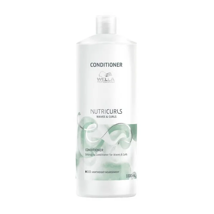 NUTRICURLS Acondicionador desenredante para cabello ondulado y rizado 1000ml