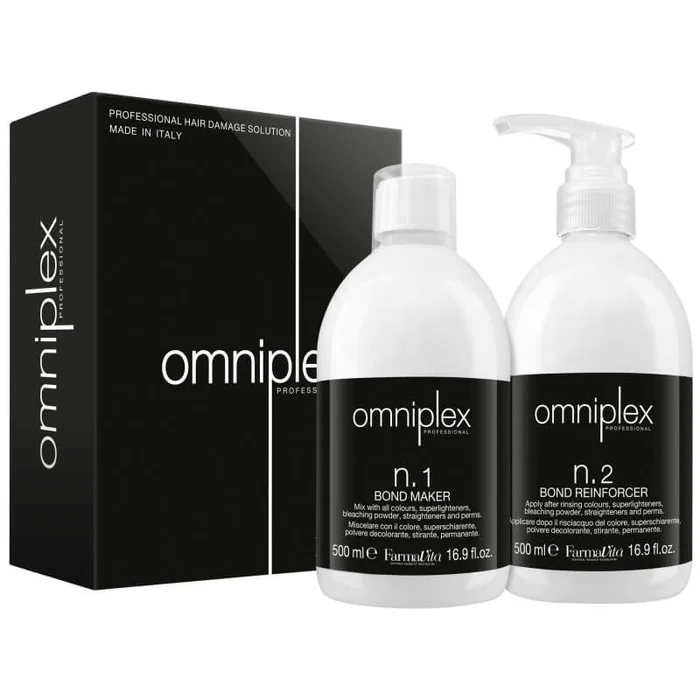 Omniplex Farmavita kit cuidado + crema 2x500ML