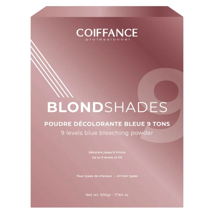 Polvo decolorante azul 9 tonos Coiffance 500ml