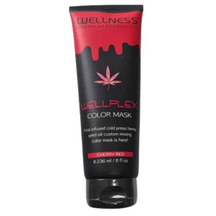 Rojo Cereza Wellplex Mascarilla Color Bienestar 250ML