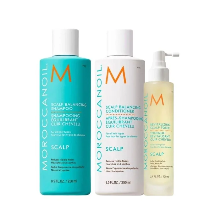 Rutina revitalizante para el cuero cabelludo Moroccanoil