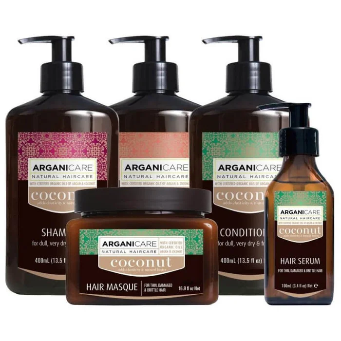 Set de cuidado de aceite de coco Arganicare