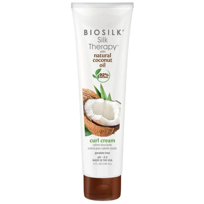 Silk Therapy Coconut Oil Biosilk Curl Cream 148ML