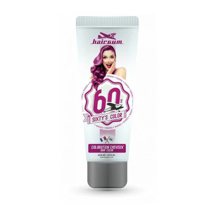 Sixty’s Color Crema para colorear – Fushia HAIRGUM 60ML