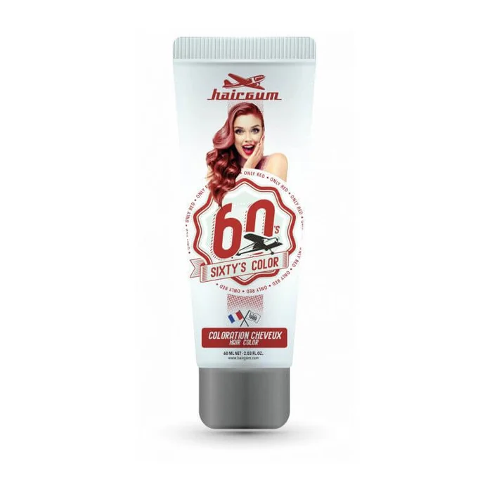 Sixty’s Color Crema para colorear – HAIRGUM Red 60ML