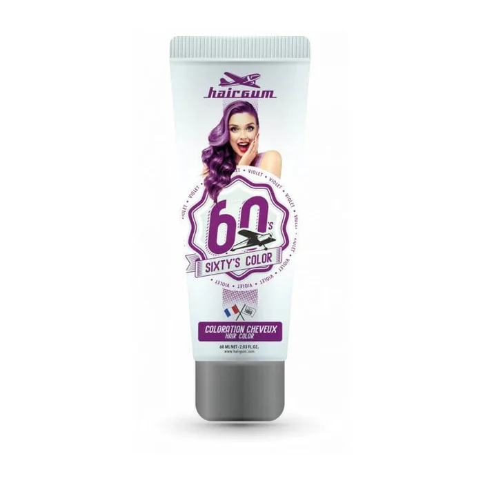 Sixty’s Color Crema para colorear – HAIRGUM Violet 60ML