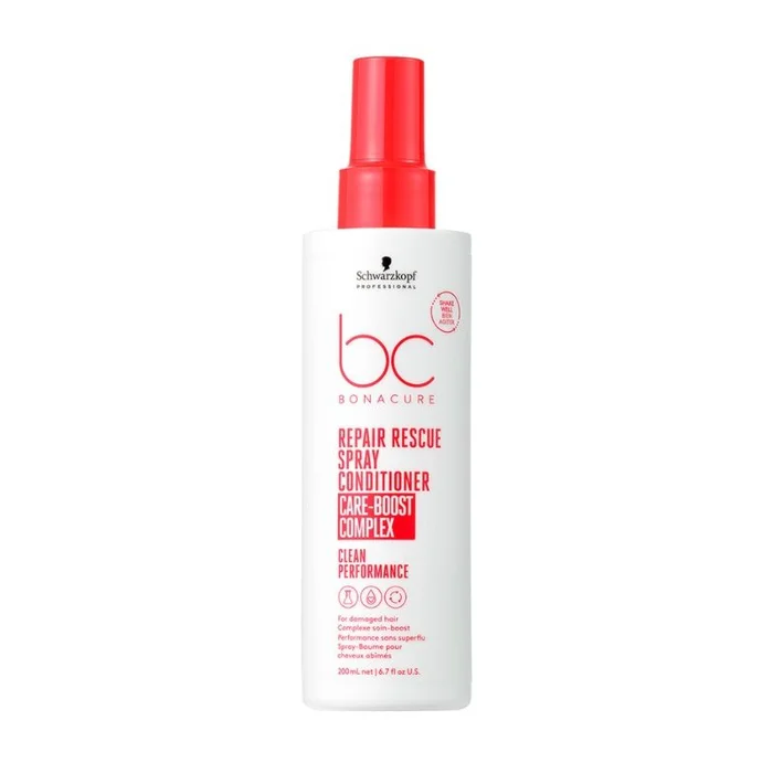 Spray-Bálsamo Bonacure Clean Repair Rescue Schwarzkopf 200ml