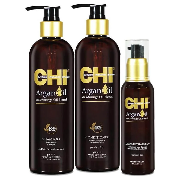 Trío de aceite de argán CHI